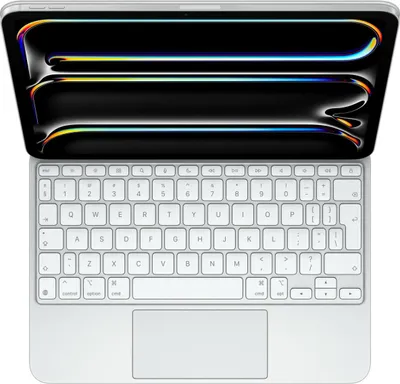 Zdjęcie produktu dla Klawiatura, klawiatura Apple Magic Keyboard do iPada Pro 11_cala (M4) – międzynarodowy angielski – biała