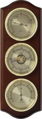 Image de TFA - Station météo analogique en bois massif - 20.1076.03.B - Noyer
