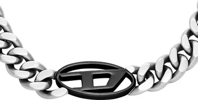 Produktbild von Halsketten   Kette Diesel Silber Von 50 cm bis 70 cm  Kollektion D Logo - uni