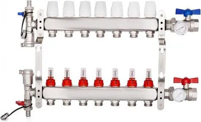 Image de Tubes de distribution PEX 7-lus résistants à la rouille pour petits espaces intérieurs