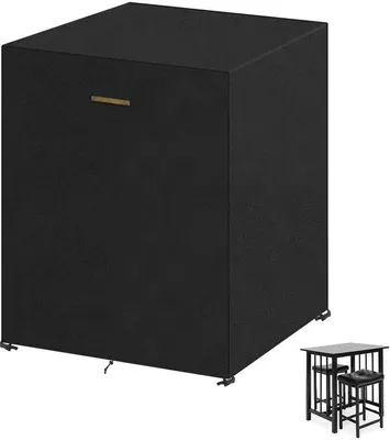 Immagine prodotto di Copertura protettiva Unyqoos® per sedie da giardino con schienale alto, impilabile | 70x80x110 cm, realizzata in poliestere Oxford 420D con rivestimento in PU, impermeabile e traspirante