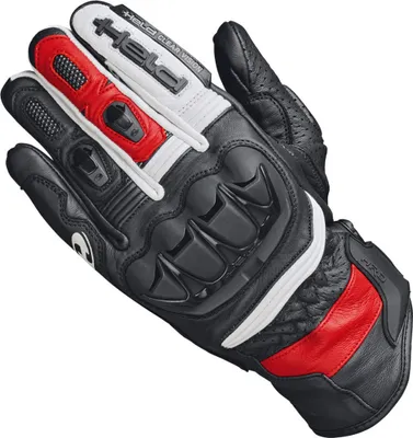 Zdjęcie produktu dla Rękawice motocyklowe Held Misawa, czarny/biały/czerwony, 9