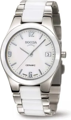 Produktbild von Boccia Uhr - Damen Titan Keramikuhr mit Saphirglas - 3189-01