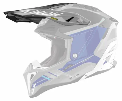 Produktbild von Airoh Schild Aviator 3 Saber grau/schwarz-blau