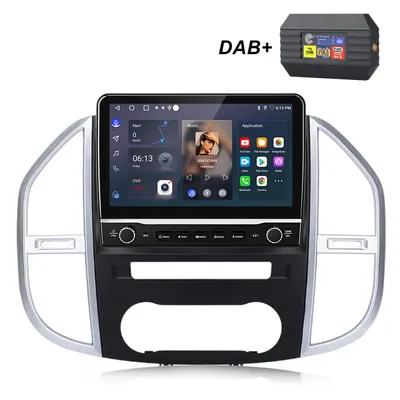 Obrázok produktu pre DAB+ 10,1" Carplay pre Mercedes Benz Vito 3 W447 2014-2022 Android 13 Autorádio GPS GPS Navi WIFI BT 4G DAB+ SWC USB DSP 8-jadro