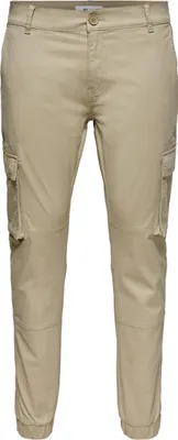 Immagine prodotto di Pantaloni cargo Only & Sons CAM, modello lungo con tasche cargo