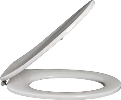 Produktbild von Villeroy & Boch V&B WC-Sitz O.NOVO m durchg SchW Edelstahl weiß alpin