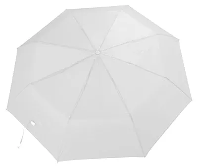 Image de Stamina - Parapluie de poche « Khasi » en rPET (polyéthylène téréphtalate recyclé) LT5366 (taille unique) (blanc)