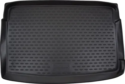 Image de Tapis De Coffre Caoutchouc Exclusive Pour Volkswagen Polo 5 6R 2009-2017 Hatchback, Protecteur de Coffre, Bord Haut, Antidérapant, Inodore