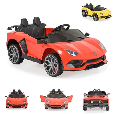 Produktbild von Moni Kinder Elektroauto Chiara Musik Fernbedienung zwei Motoren Kunststoffreifen rot