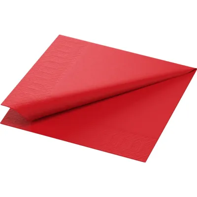 Obrázek produktu pro Duni Servietten rot 33x33cm 50Stück