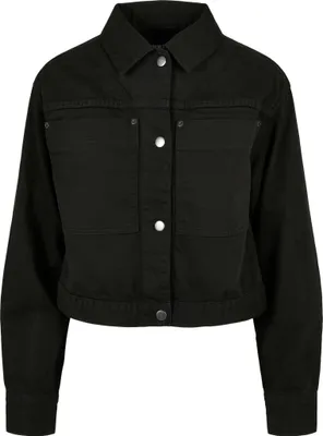 Produktbild von Urban Classics Ladies - Short Boxy Denim Jacke schwarz - L