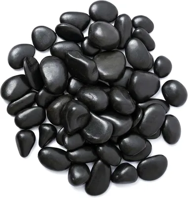 Produktbild von Flusssteine 1 kg, 1-2 cm, schwarz, für Aquarium