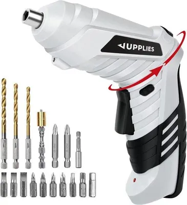 Image de Visseuse sans fil avec lampe LED et 16 accessoires