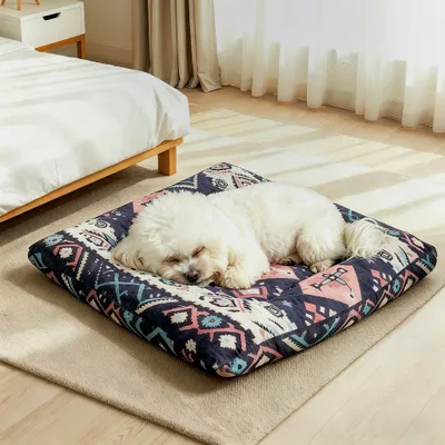 Produktbild von Ultraweiche Hundematte 85x56cm, Waschbar und Rutschfest