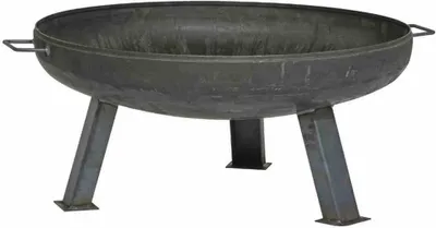 Produktbild von Feuerschale >378806< in anthrazit, Stahl pulverbeschichtet - 55x37x71cm (BxHxT)