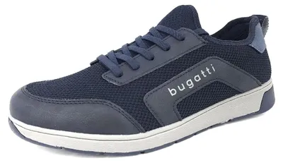 Immagine prodotto di Bugatti Arriba: scarpe da uomo, modello stringato, sneakers, colore blu, ideali per il tempo libero