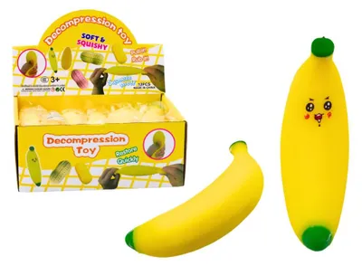 Produktbild von Lean Gniotek Banan Rozci?gliwy Gumowy ?ó?ty