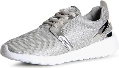 Produktbild von topschuhe24 1055 Damen Turnschuhe Sneaker Sportschuhe, Farbe:Silber, Größe:36 EU