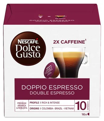 Obrázek produktu pro Nescafe Dolce Gusto Doppio Espresso 16 ks.