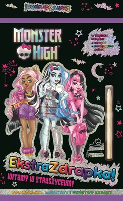 Produktbild von Monster High Ekstrazdrapka Witamy w Straszyceum książka z rysikiem