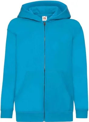 Image de Fruit of the Loom - Sweat à capuche pour enfants PC4140 (158) (bleu azur)