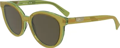 Produktbild von Longchamp LO773S Glitter khaki 52/19/140 Damen Sonnenbrillen