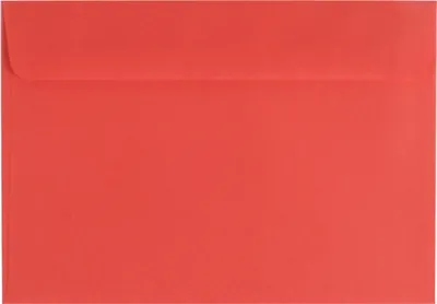 Produktbild von 25 farbige Briefumschläge / Din C6 / Farbe: rot
