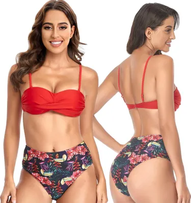 Immagine prodotto di Costume da bagno brasiliano a due pezzi, bikini snellente, slip L