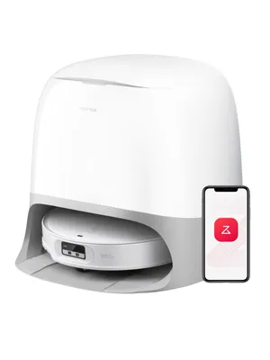 Produktbild von roborock Qrevo CurvX Saugroboter mit Wischfunktion, 22.000Pa Saugkraft, 7,98 Ultra Slim, Dual Anti-Tangle-System, Reactive Al-Hinderniserkennung(Weiß)