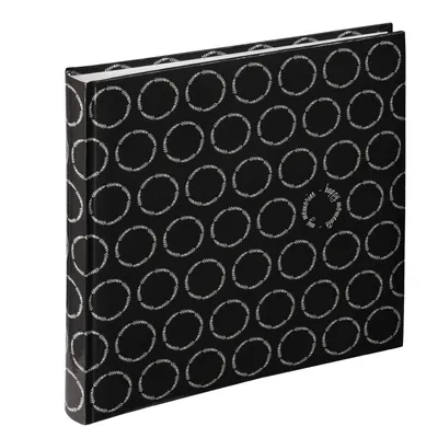 Produktbild von Hama Ivy schwarz Jumbo-Alb.30x30 80 weiße Seiten             3834