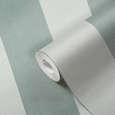 Produktbild von Vliestapete Streifentapete Grün Grün Streifenoptik 397911 Mustertapete Pure Elegance