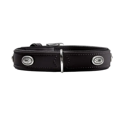 Produktbild von Hunter 47567 - SOFTIE STONE Hundehalsband, Kunstleder Gr L