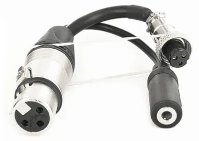 Produktbild von windmeile | GrinXLR zu GX12 3-Pin Adapter, TRS Comm Port, Inmotion V8/10/11, Fahrrad, E-Bike, Elektro Pedelec