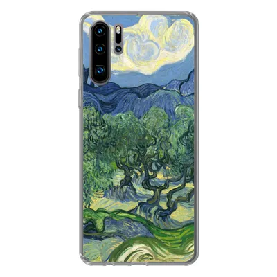 Produktbild von MuchoWow® Handyhülle Schutzhülle Hülle für Huawei P30 Pro Die Olivenbäume - Vincent van Gogh Silikon Softcase Handy Hülle - Schutzdeckel