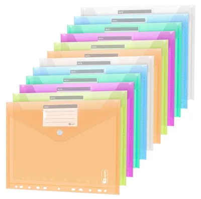 Productafbeelding van Set van 24 Transparante A4 Documentenhoezen
