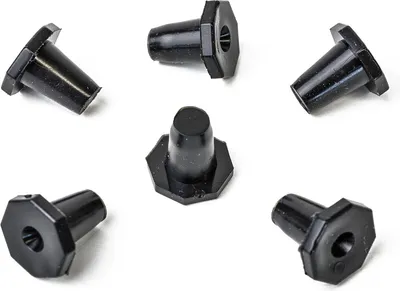 Immagine prodotto di 2x Perni in gomma antivibranti targa universali