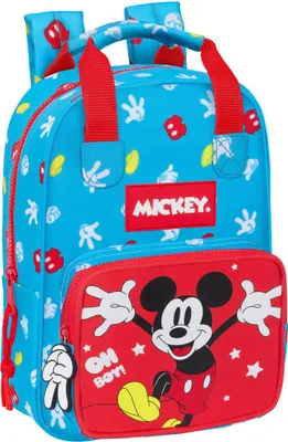 Produktbild von Mochila Escolar Mickey Mouse Clubhouse Fantastic Azul Rojo 20 x 28 x 8 cm