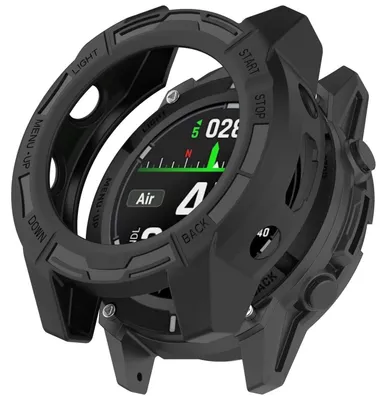 Obrázok produktu pre Pre Garmin Descent G2 Armor Design TPU Smart Watch Ochranné puzdro Black