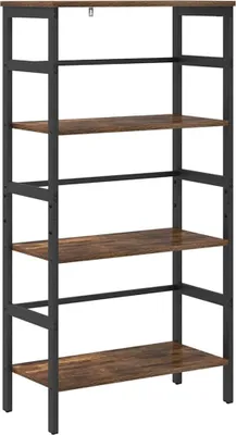 Obrázok produktu pre vidaXL Údená dubová knižnica 60 x 29,5 x 115 cm Materiál na báze dreva