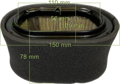 Immagine prodotto di Filtro aria per Wacker Neuson DS720 / 114792 0114792219 SA1987 95254 Piastra vibrante
