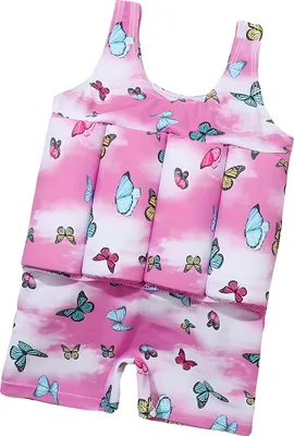 Obrázok produktu pre Detské plavky s ružovými plavákmi veľkosť 100 - Butterflies