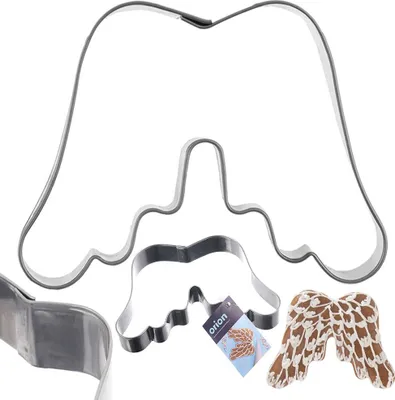 Immagine prodotto di Tagliabiscotti Orion Tagliabiscotti per pan di zenzero in acciaio inox ali 11 cm