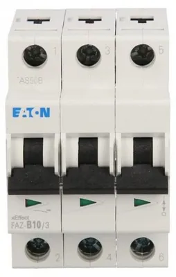 Produktbild von Eaton FAZ-B10/3, Miniatur-Leistungsschalter, Typ B, IP20, IP40