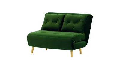 Produktbild von SLF24 - Ausklappbaresofa Flic 103 cm - dunkelgrün - Velluto 10