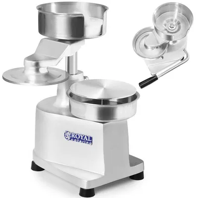 Obrázek produktu pro Ruční lis na hamburgery, 130 mm, vyrobený z nerezové oceli a hliníku