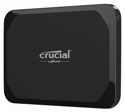 Produktbild von Crucial X9, 1 TB, USB Typ-C, 3.2 Gen 2 (3.1 Gen 2), 1050 MB/s, 10 Gbit/s, Schwarz