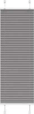 Immagine prodotto di vidaXL Tenda plissettata antracite 40x100 cm larghezza del tessuto 39,4 cm poliestere
