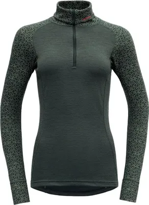 Produktbild von Devold Of Norway Duo Active Merino 205 Halbreißverschluss-langarm-t-shirt Grün M Frau Grün M