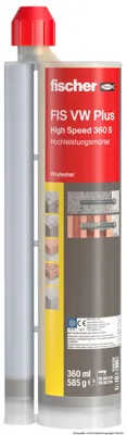 Produktbild von fischer Hochleistungsmörtel FIS VW Plus 360 S
